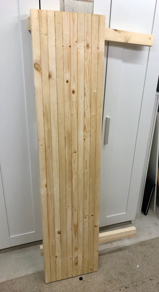 Benchtop glued, with clamps removed